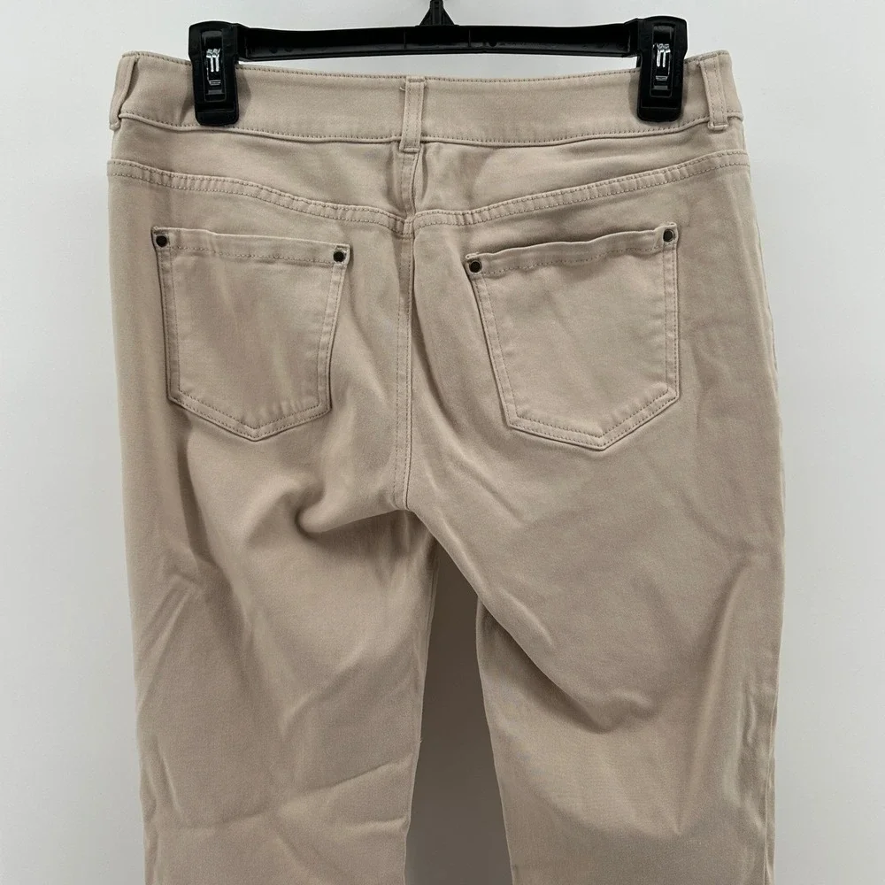 Chicos Platinum So Slimming Jeggings Pants Beige 00 Neutral Minimal Casual